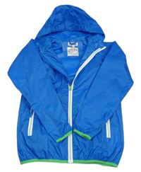 Cobaltově modrá šusťáková nepromokavá bunda s kapucí Playshoes