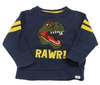 Tmavomodrá mikina s dinosaurem GAP