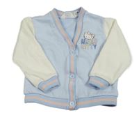Světlemodro-smetanová propínací mikina s Kitty H&m