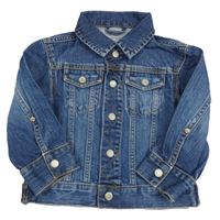 Tmavomodrá riflová bunda H&M