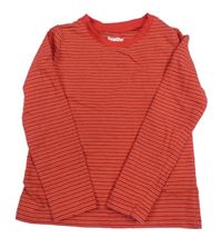 Červené pruhované triko Lupilu 