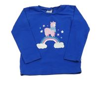 Kobaltově modré triko s lamou Babaluba