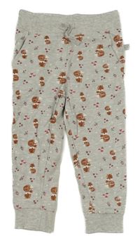 Šedé tepláky s liškami Liegelind