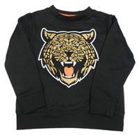 Černá mikina se lvem Dopodopo