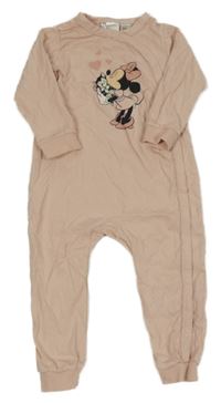 Broskvový overal s Minnií H&M