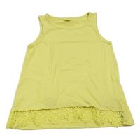 Žlutý top s madeirou Y.F.K.