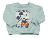 Světlemodrá oversize mikina s Mickeym Primark