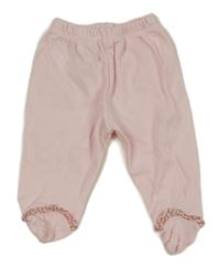 Světlerůžové polodupky s volánky