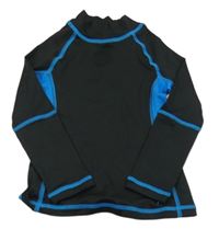 Černo-modré funkční spodní triko Tu