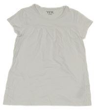 Bílá nařasená tunika Y.F.K.