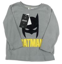 Nové - Šedá fleecová mikina s Batmanem