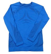 Modré funkční sportovní thermo triko 
