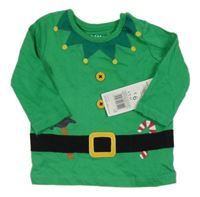 Nové - zelené triko - elf F&F