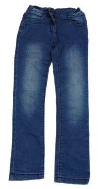 Modré skinny teplákové rifle Topolino