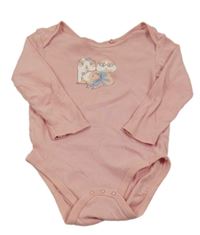 Růžové body s morčátky lupilu