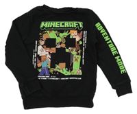 Černá mikina s Minecraft George