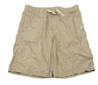 Béžové plátěné kraťasy H&M