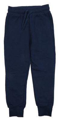 Tmavomodré tepláky H&M