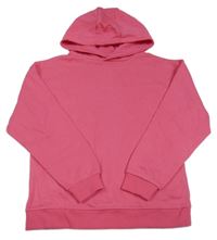 Tmavorůžová mikina s kapucí zn. Primark