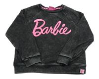 Černá mikina s nápisem - Barbie Primark