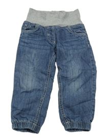 Modré podšité cuff rifle s úpletovým pasem Impidimpi