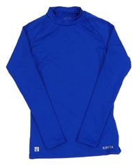 Safírové sportovní funkční triko Kipsta