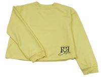 Žlutá mikina s nápisem River Island