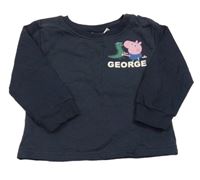 Tmavomodrá mikina s Tomíkem