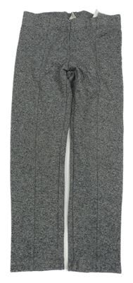 Tmavošedé melírované legíny H&M