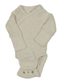 Smetanové žebrované zavinovací body H&M