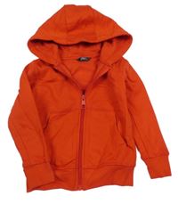 Červená propínací mikina s kapucí Next