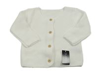 Nové - bílý propínací svetr dunnes