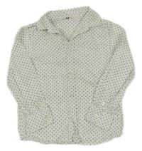 Bílá vzorovaná košile s hvězdičkami H&M