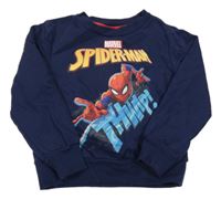 Tmavomodrá mikina se Spidermanem Marvel