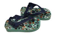 Modré žabky s pejsky Havaianas vel. 22