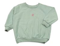 Zelená mikina s květem George