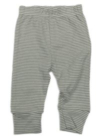 Šedo-bílé pruhované tepláky 