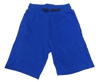 Tmavomodré teplákové kraťasy H&M