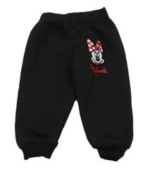 Černé tepláky s Minnie 