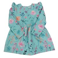 Světlemodré květované šaty Dunnes Stores