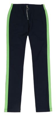 Tmavomodro-zelené tregíny se zipem S. Oliver