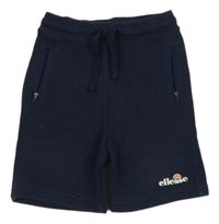 Tmavomodré teplákové kraťasy Ellesse
