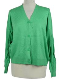 Dámský zelený propínací svetr Primark 