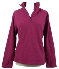 Dámská purpurová fleecová funkční mikina zn. Crane 