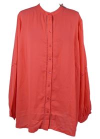 Nové - Dámská růžová halenka s perforovanými proužky JD Williams 