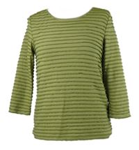 Dámské olivové žebrované triko M&S
