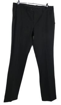 Pánské černé společenské kalhoty C&A
