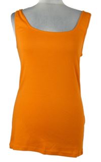 Dámský oranžový top Peacocks 