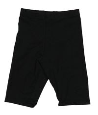Černé elastické kraťasy H&M