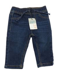 Nové - Tmavomodré rifle Primark